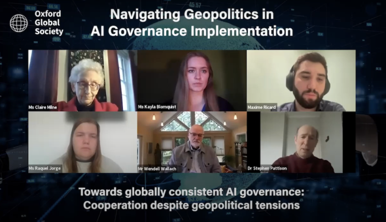 Navigating geopolitics in AI governance implementation panel 2